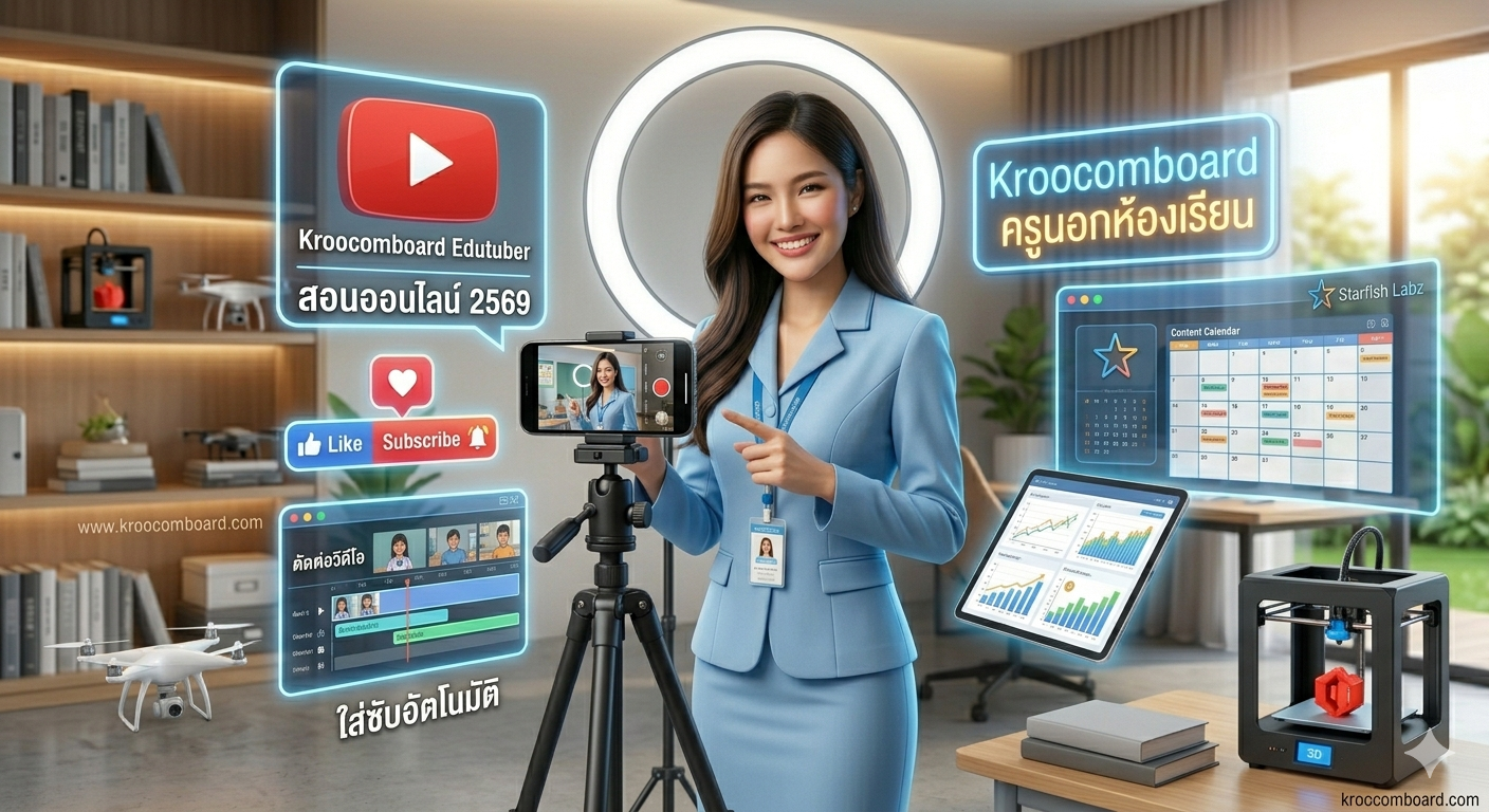 เริ่มต้นทำช่องการศึกษาด้วยมือถือเครื่องเดียว